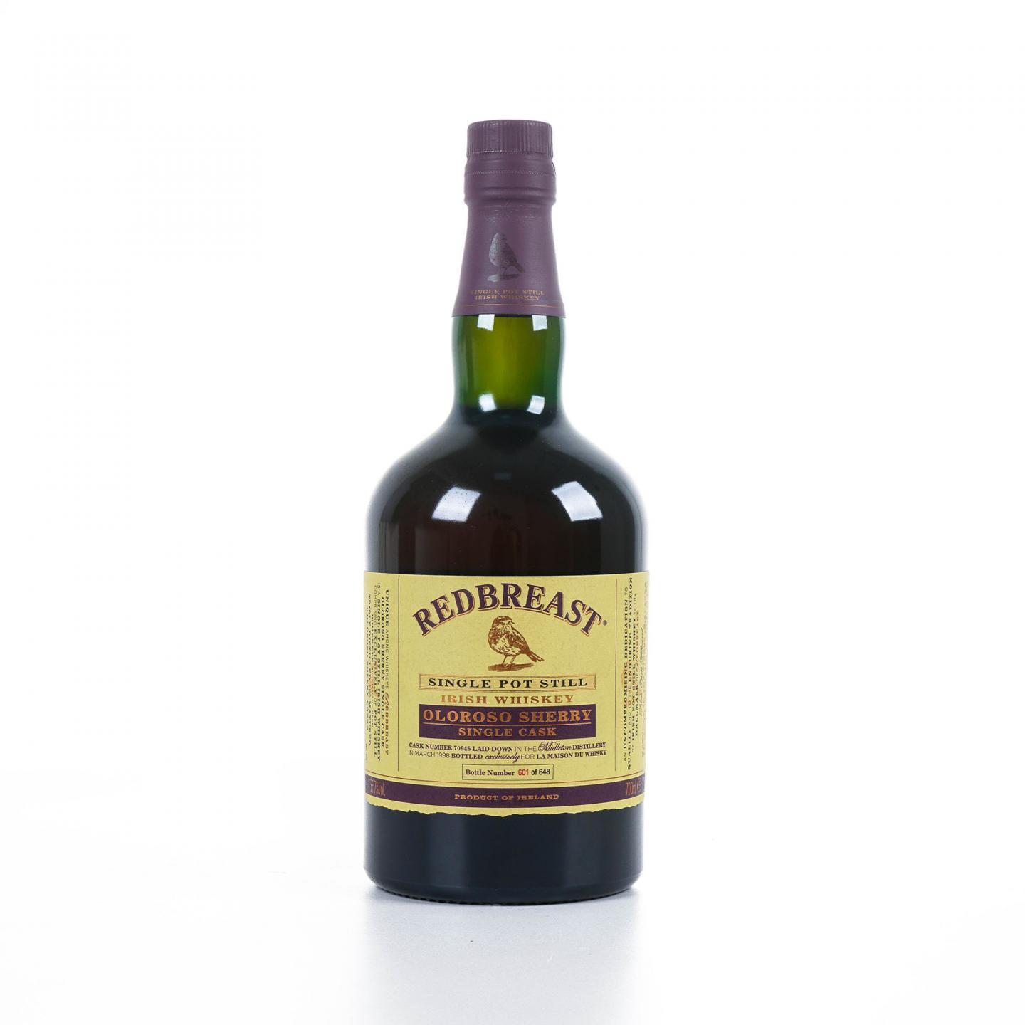 Redbreast 知更鸟 19年 1998-2017 雪莉单桶 LMDW限定
