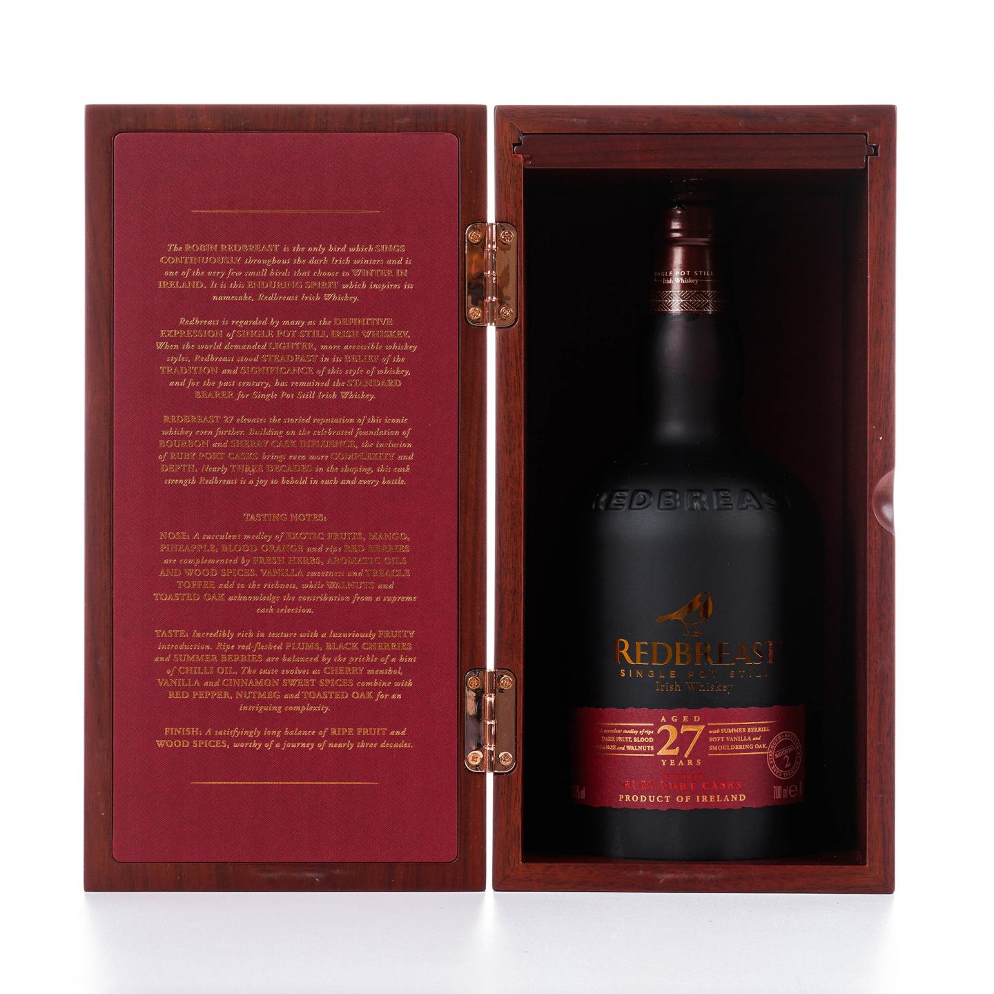 Redbreast 知更鸟 27年 第二版