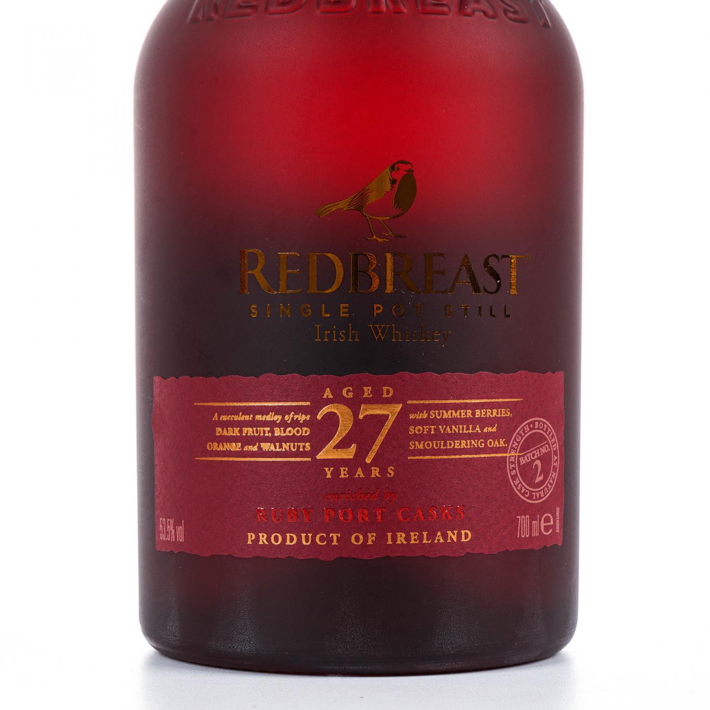 Redbreast 知更鸟 27年 第二版