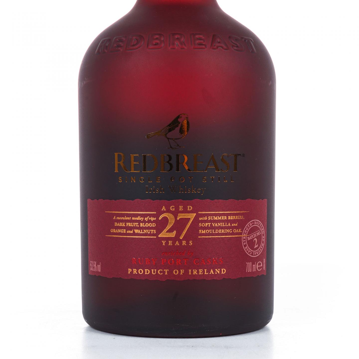 Redbreast 知更鸟 27年 第二版 53.5%