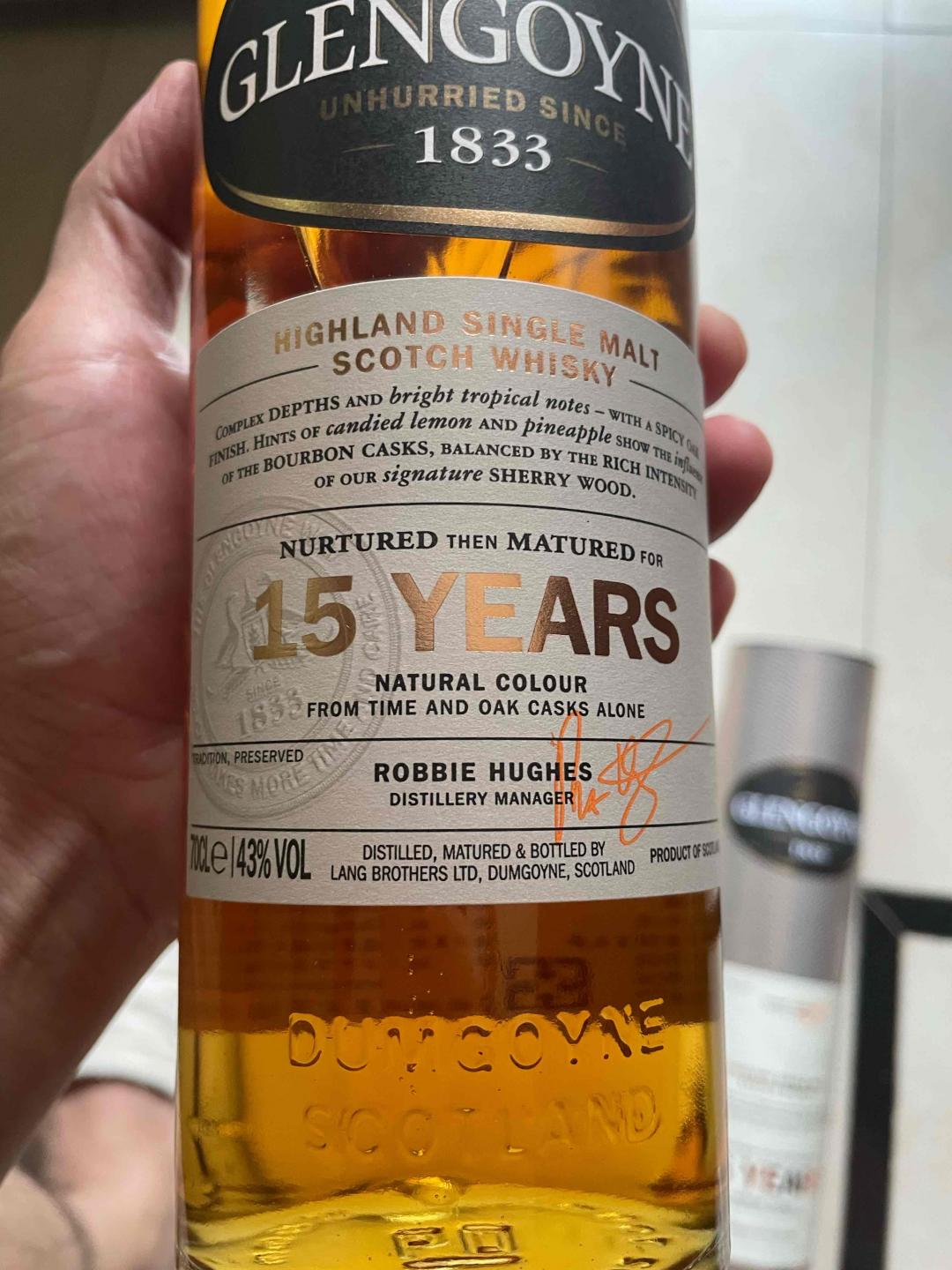 格兰哥尼停产黄金诺言大麦15年