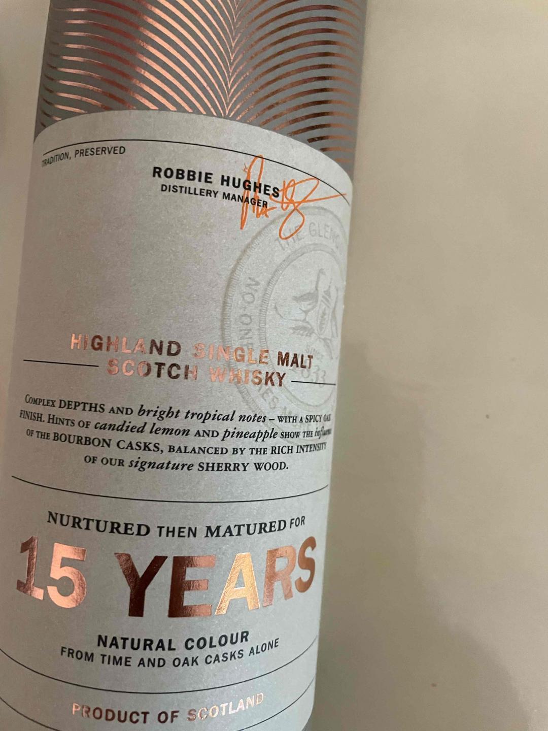 格兰哥尼停产黄金诺言大麦15年