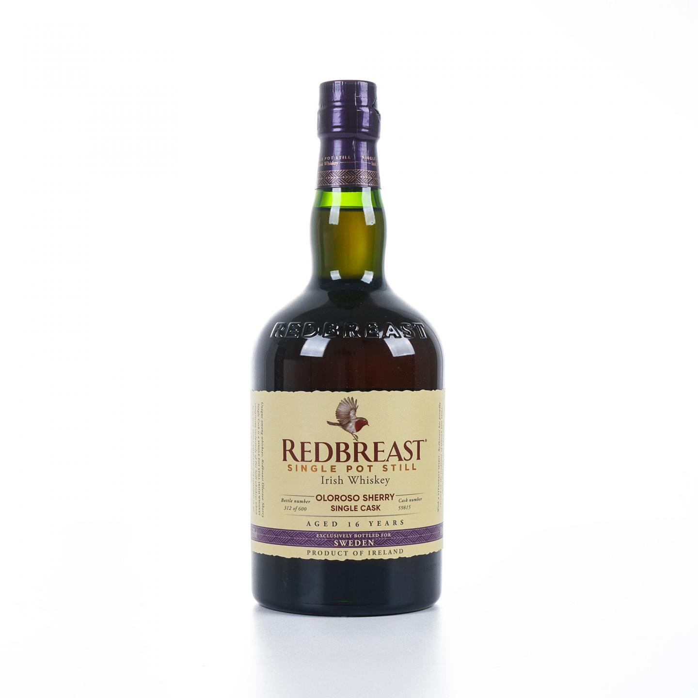 Redbreast 知更鸟 16年 2004 雪莉单桶 单壶威士忌