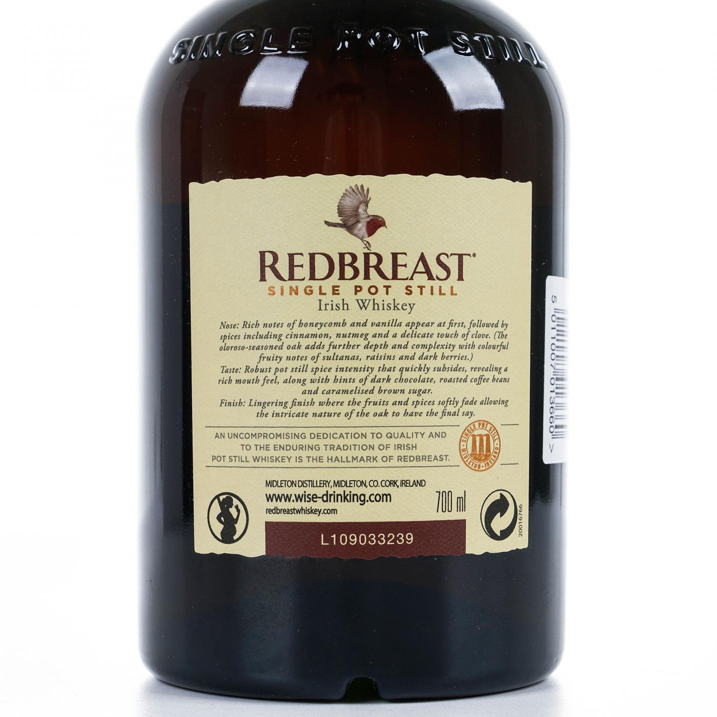 Redbreast 知更鸟 16年 2004 雪莉单桶 单壶威士忌