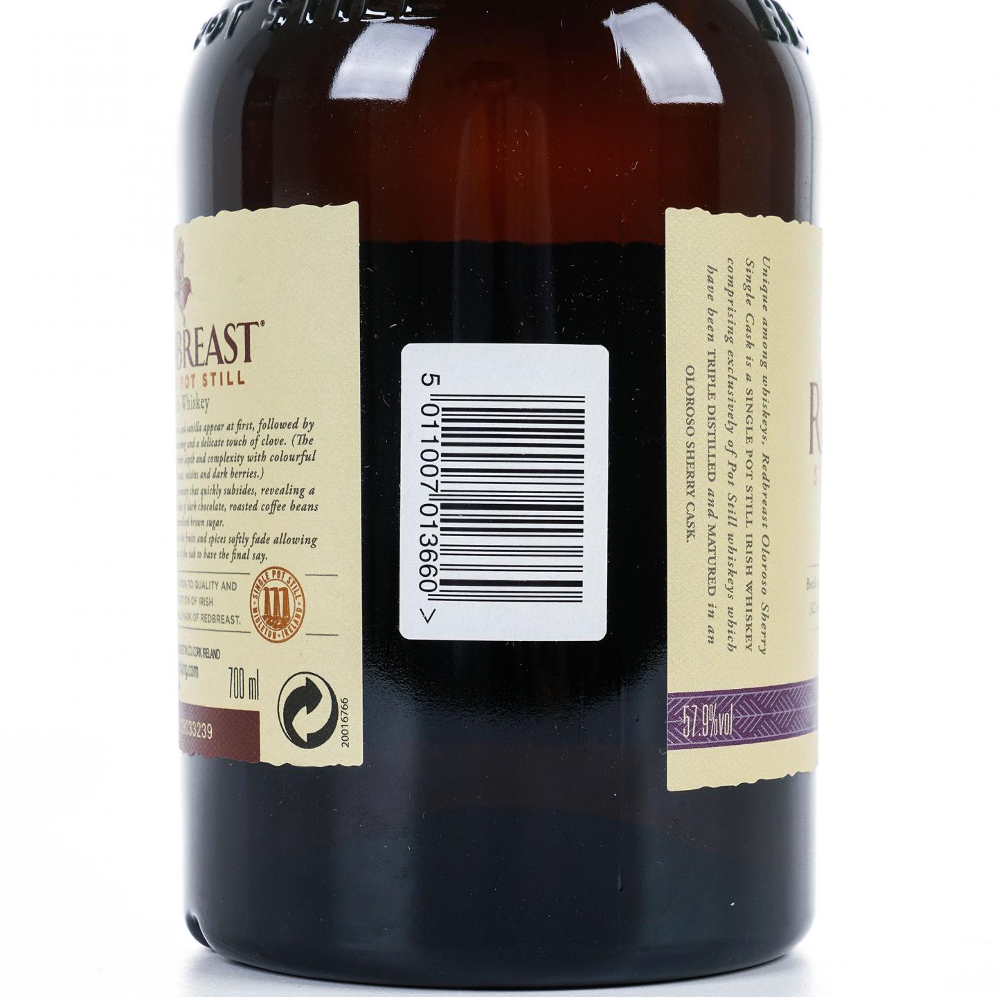 Redbreast 知更鸟 16年 2004 雪莉单桶 单壶威士忌