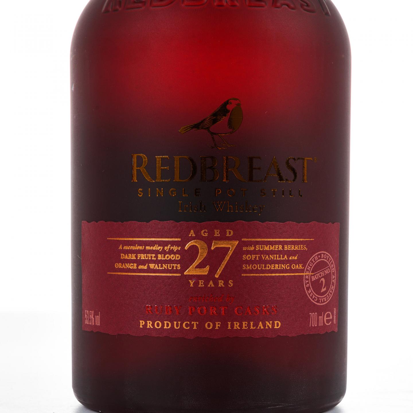 Redbreast 知更鸟 27年 第二版