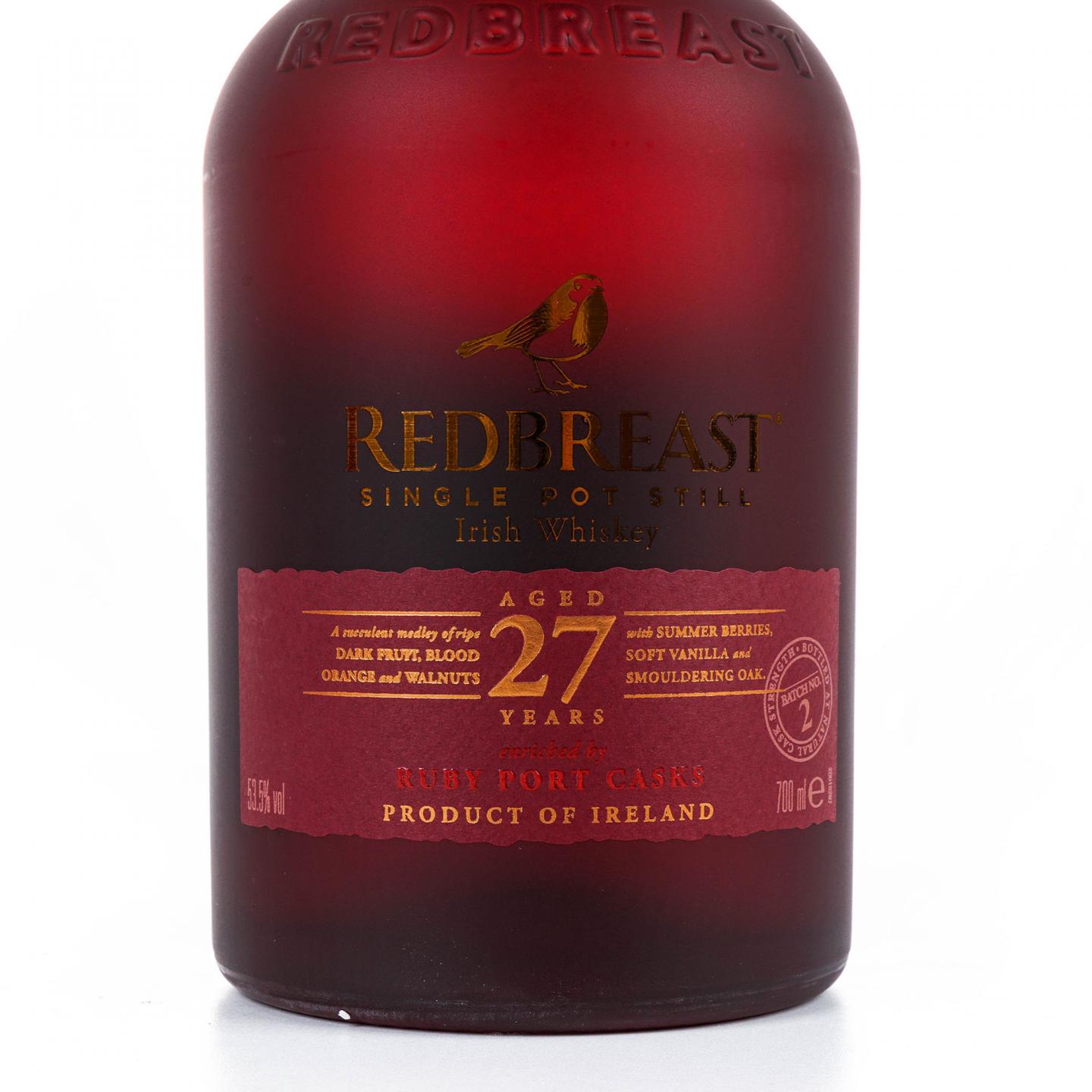 Redbreast 知更鸟 27年 第二版