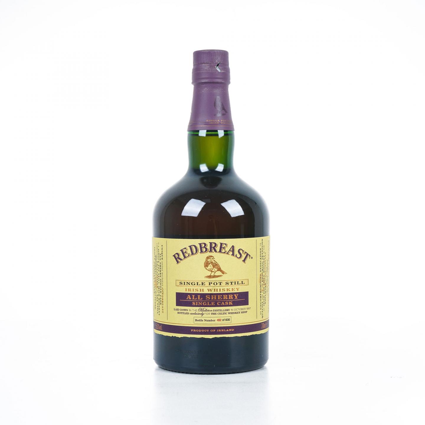 Redbreast 知更鸟 20年 1997 雪莉单桶 单壶威士忌