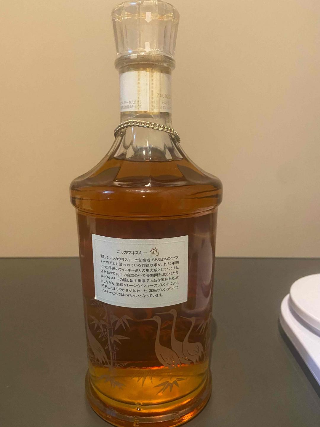 Nikka鹤首版水晶瓶