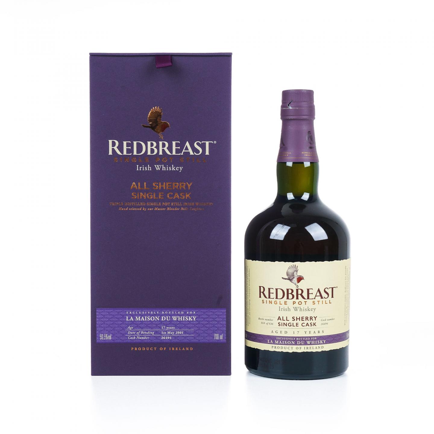 Redbreast 知更鸟 17年 2001 LMDW限定