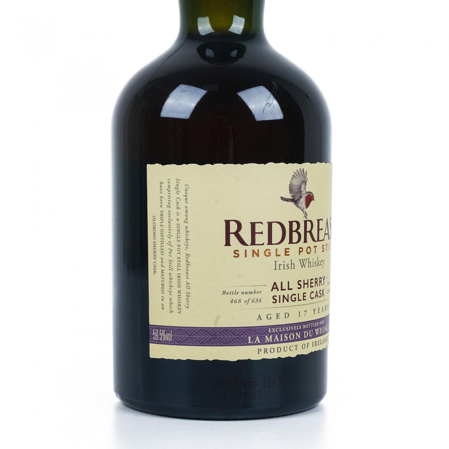 Redbreast 知更鸟 17年 2001 LMDW限定