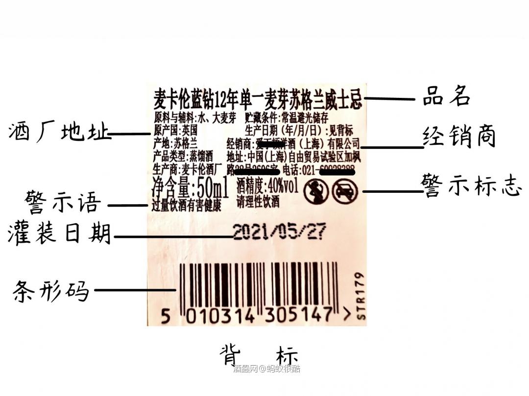 威士忌酒标小常识