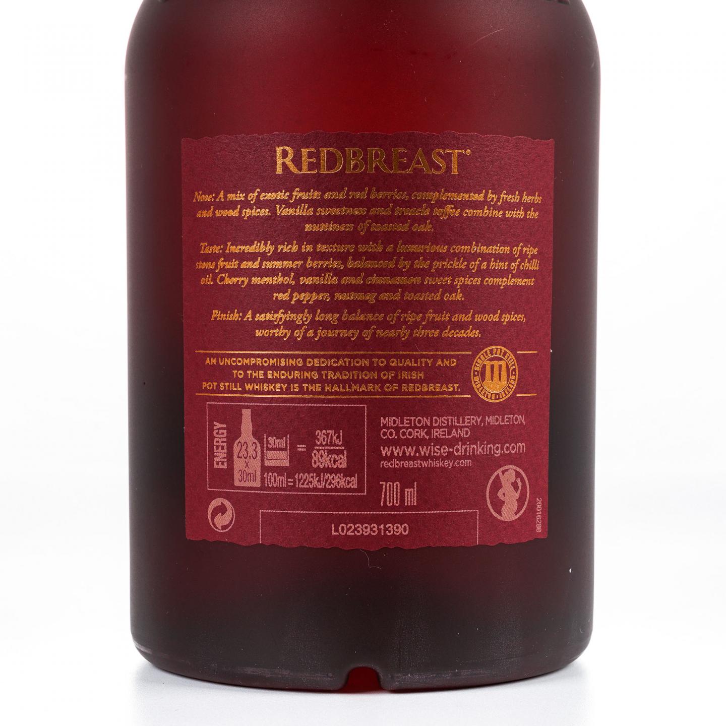 Redbreast 知更鸟 27年 第二版