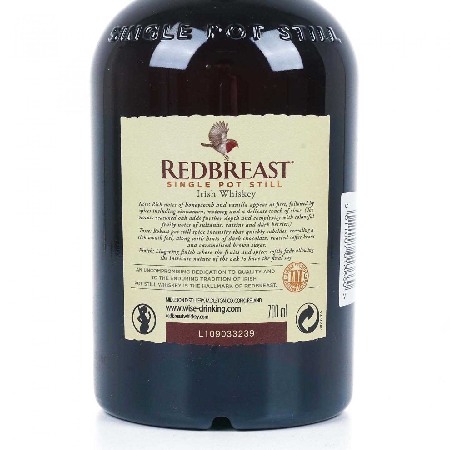 Redbreast 知更鸟 16年 2004 雪莉单桶 单壶威士忌