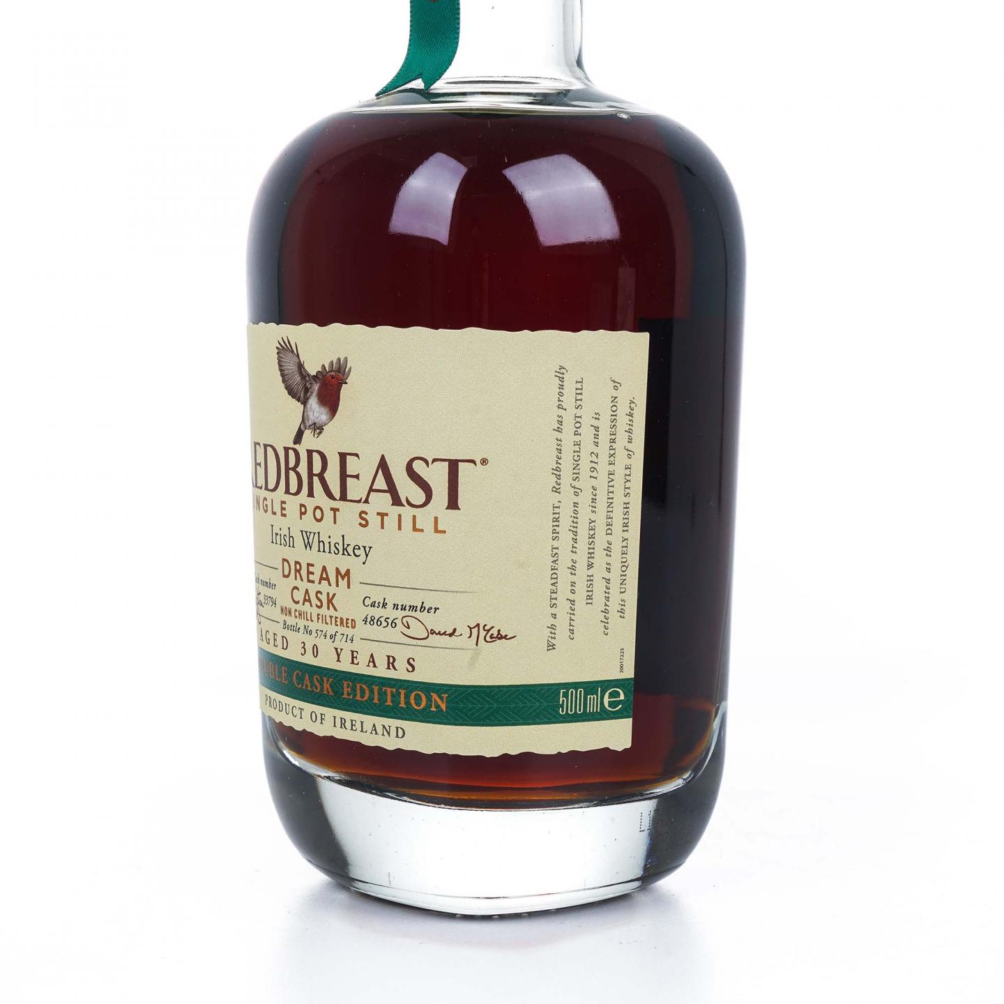 Redbreast 知更鸟 30年 Dream Cask 梦想桶第五版