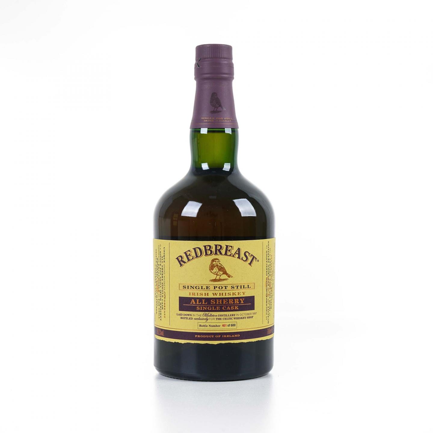 Redbreast 知更鸟 20年 1997 雪莉单桶 单壶威士忌