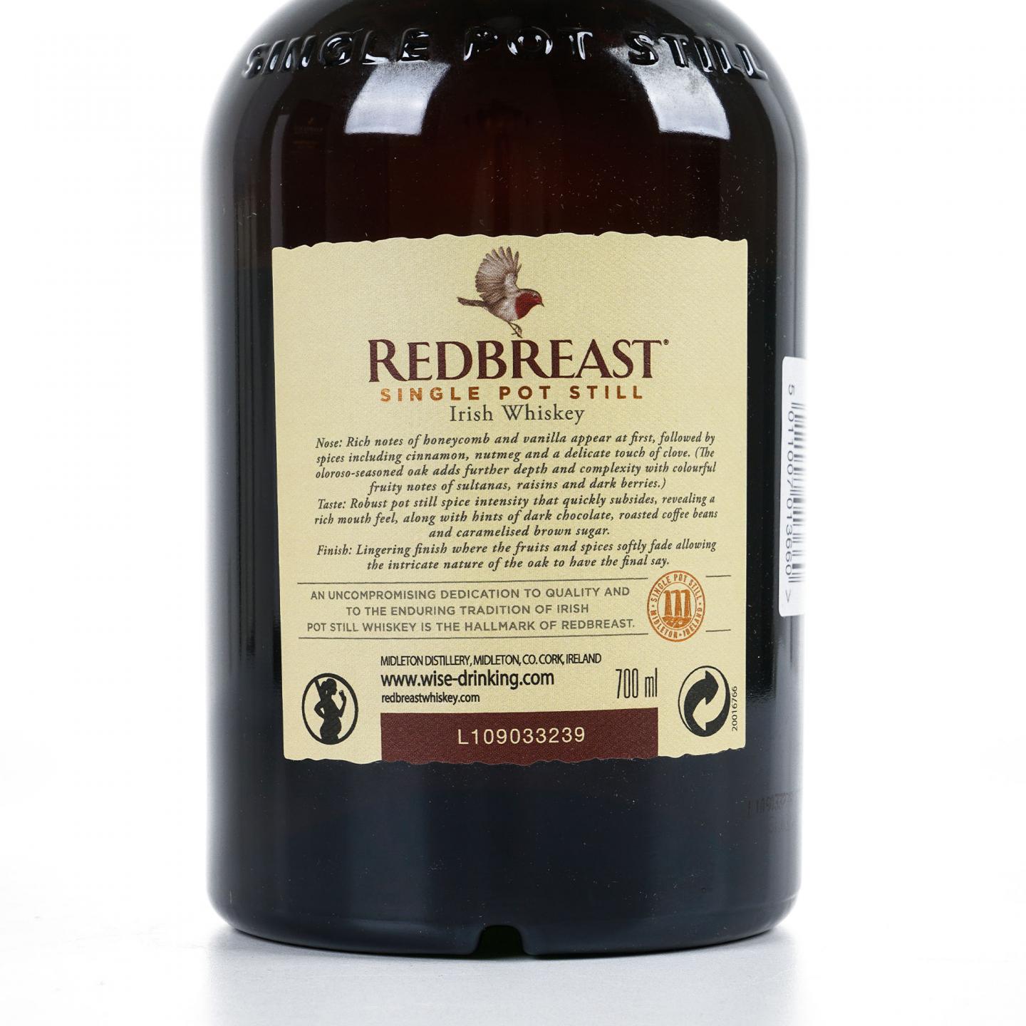 Redbreast 知更鸟 16年 2004 雪莉单桶 单壶威士忌