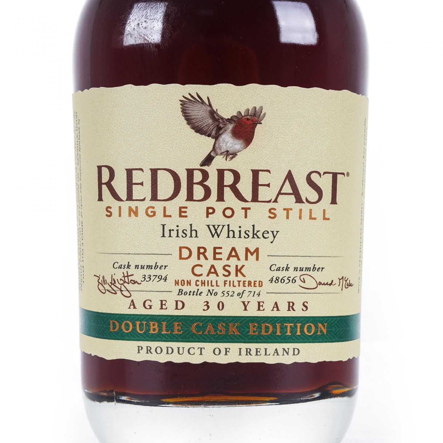 Redbreast 知更鸟 30年 Dream Cask 梦想桶第五版 500ml