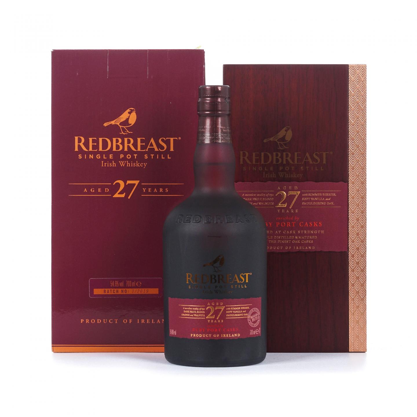 Redbreast 知更鸟 27年 首版 2019