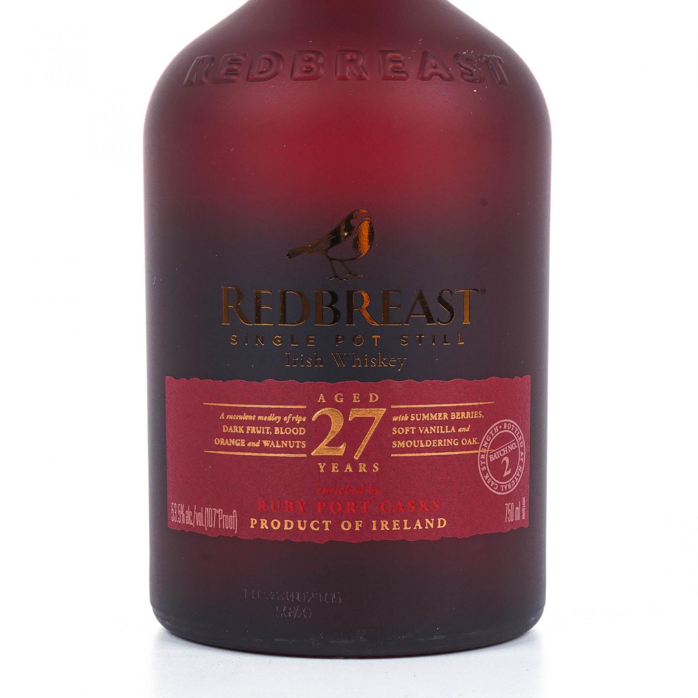 Redbreast 知更鸟 27年 第二版