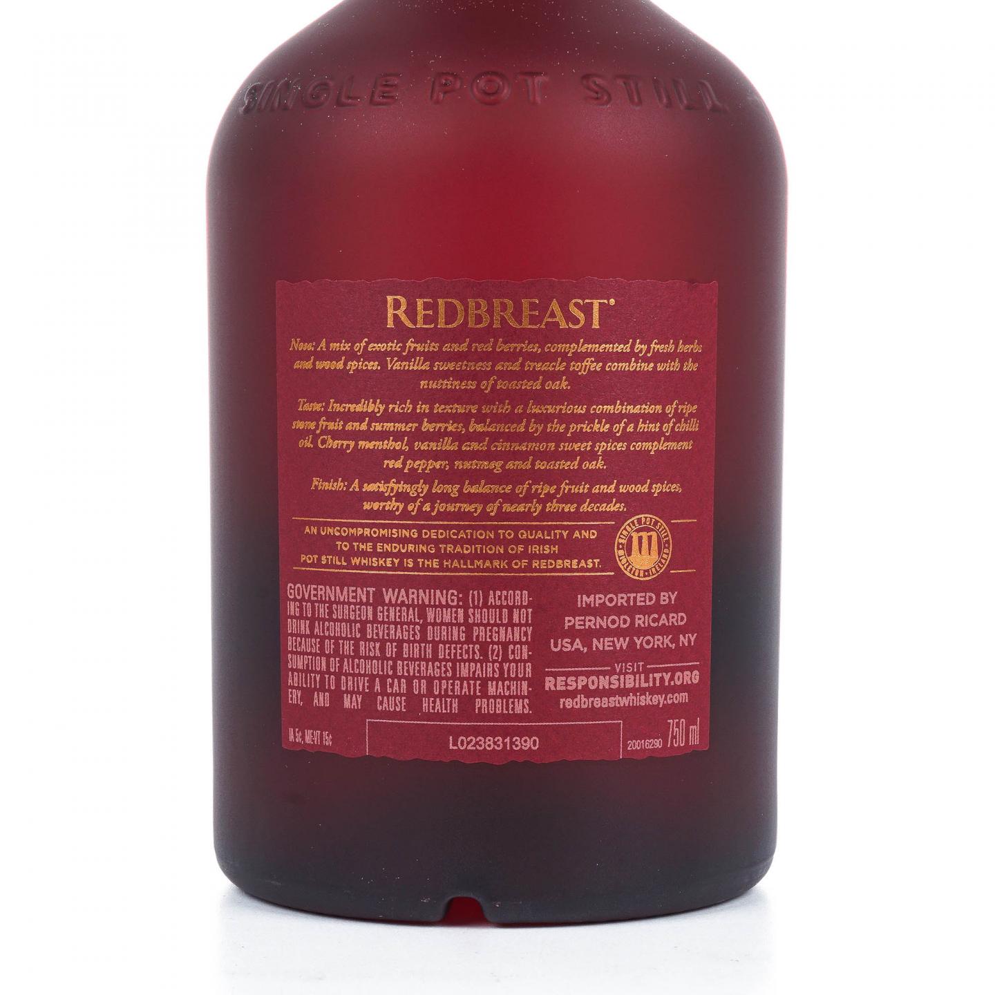 Redbreast 知更鸟 27年 第二版