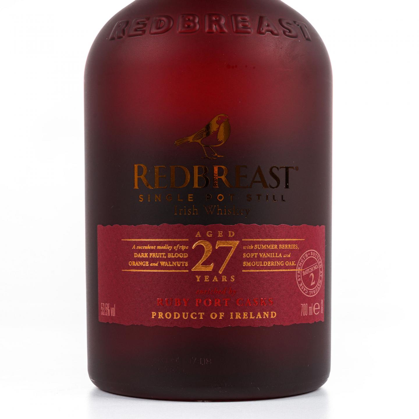 Redbreast 知更鸟 27年 第二版