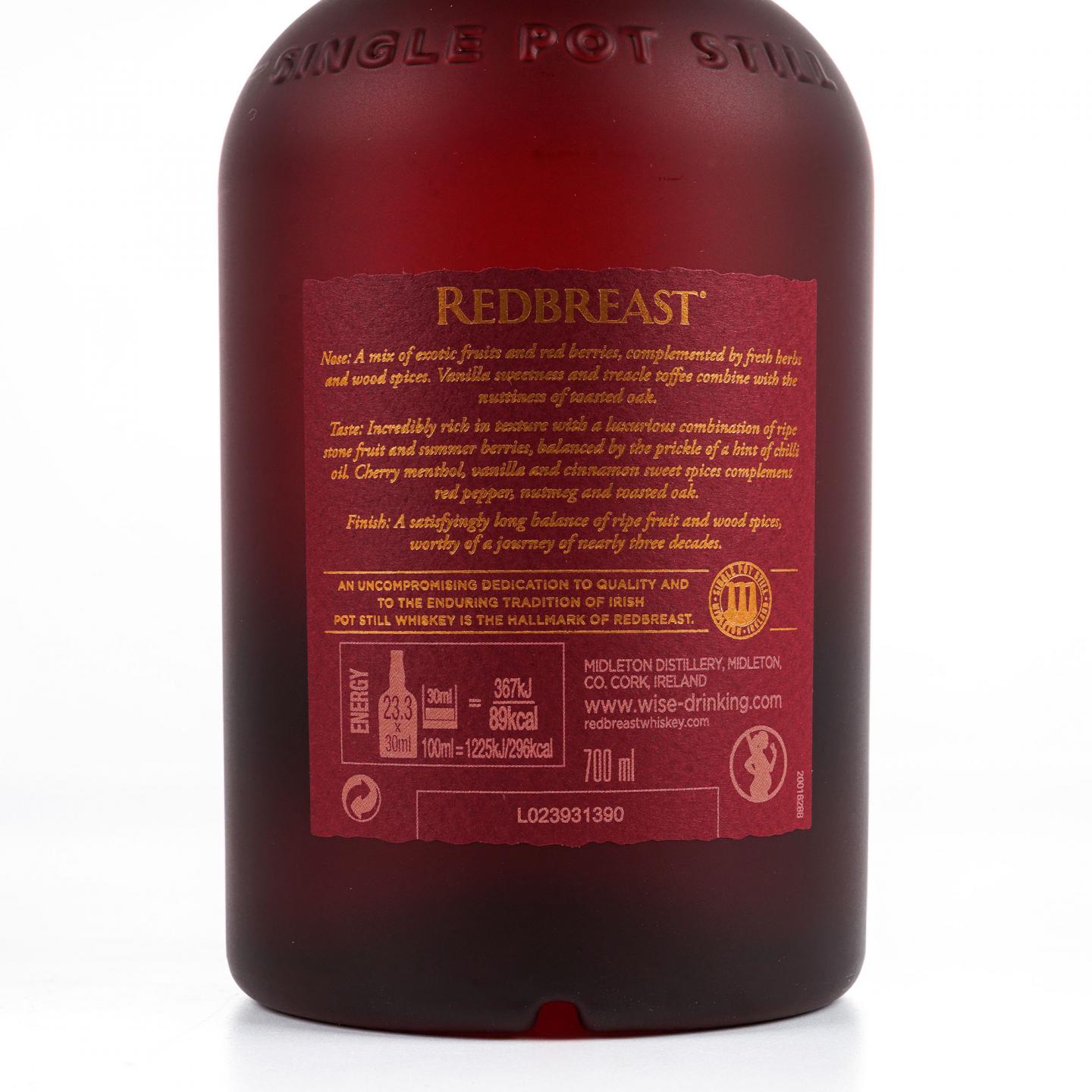 Redbreast 知更鸟 27年 第二版