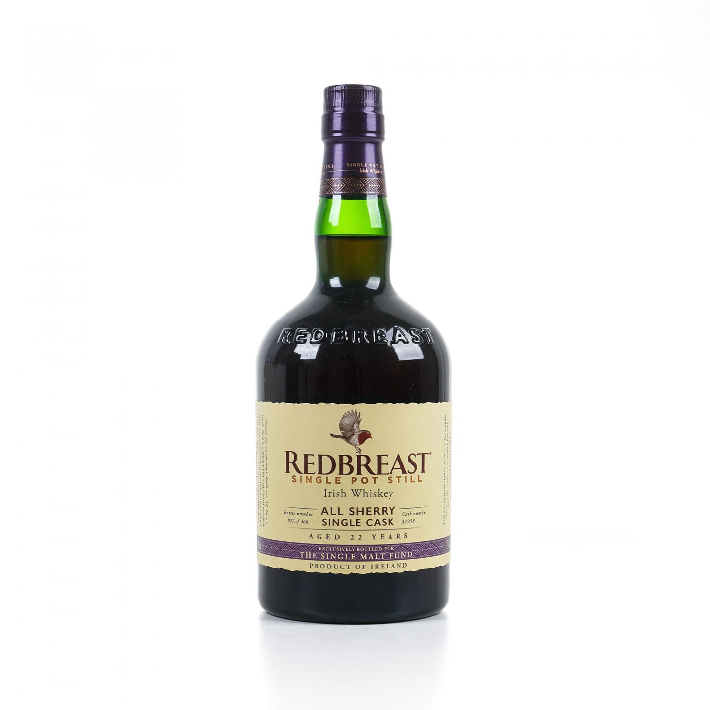 Redbreast 知更鸟 22年 1997-2021 雪莉风味桶
