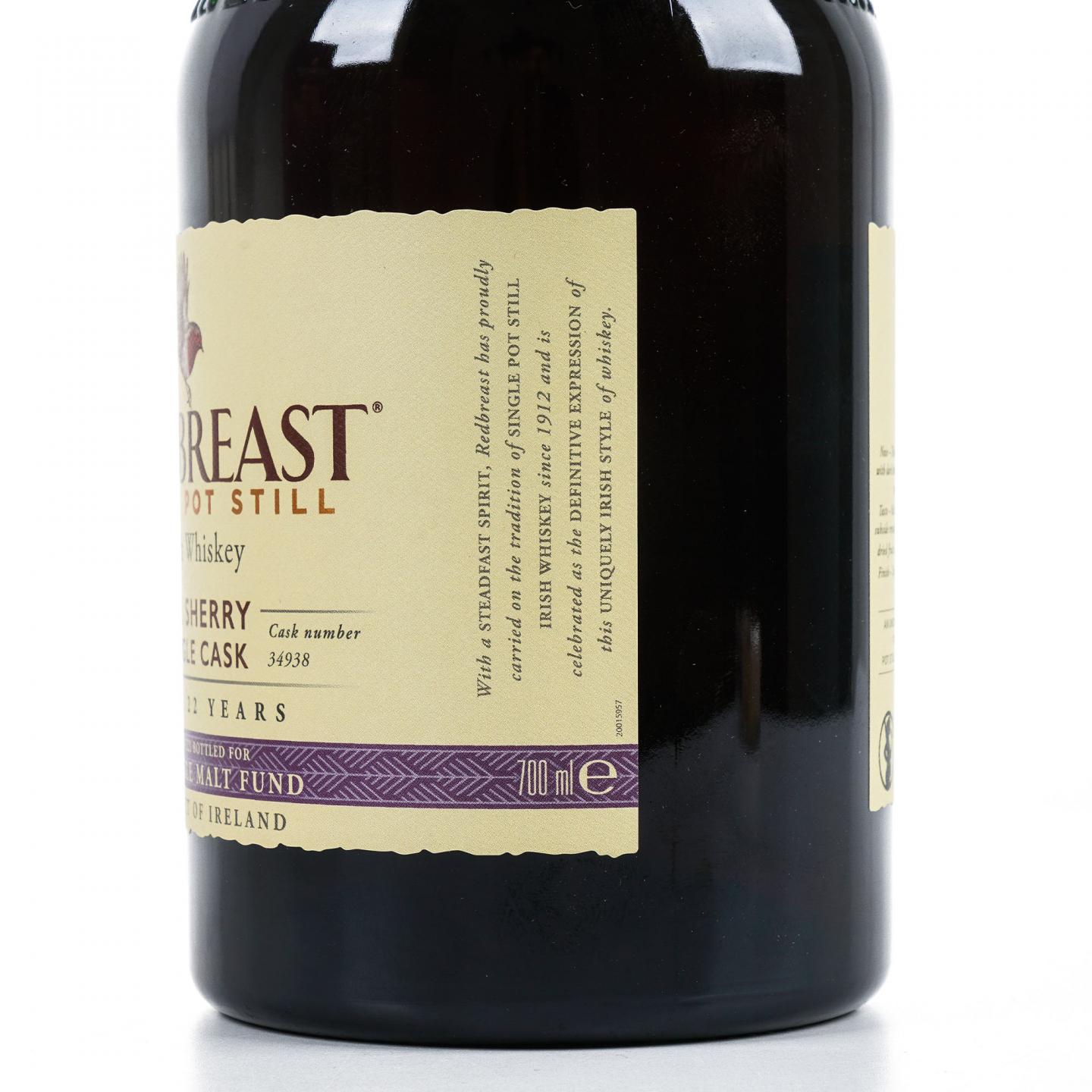 Redbreast 知更鸟 22年 1997-2021 雪莉风味桶