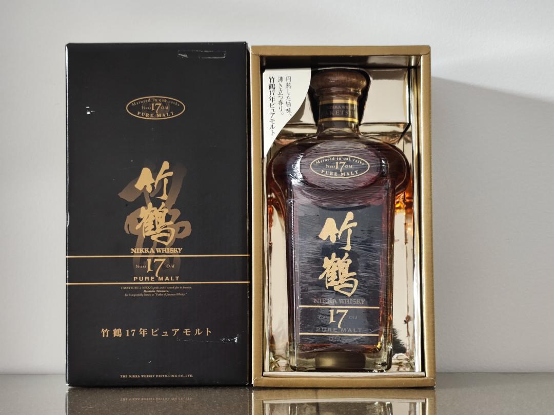 竹鹤17年 Pure Malt 稀少老版本！