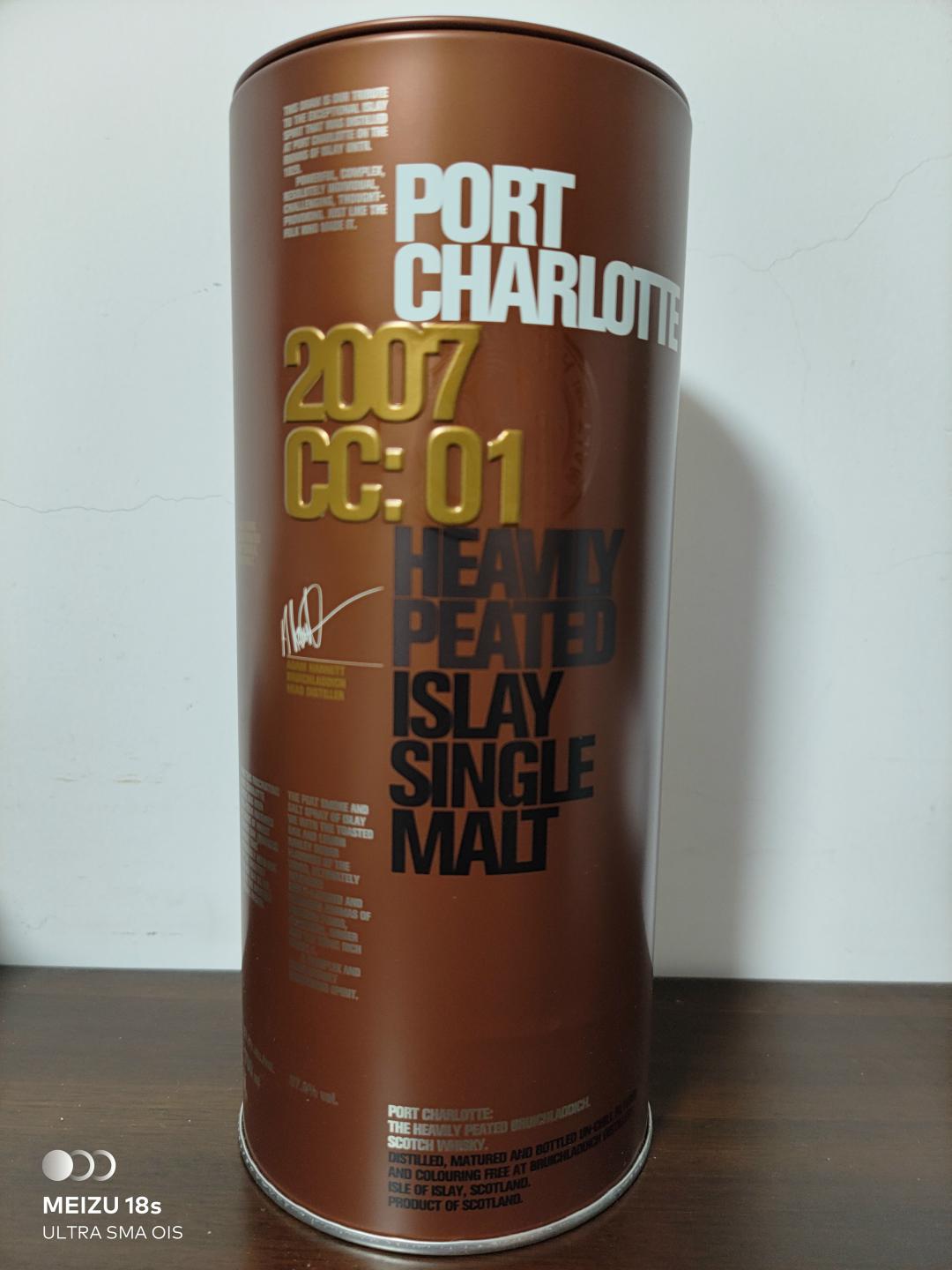布赫拉迪（Bruichladdich）CC 2007 700ml 单一麦芽威士忌 苏格兰进口洋酒 特别版