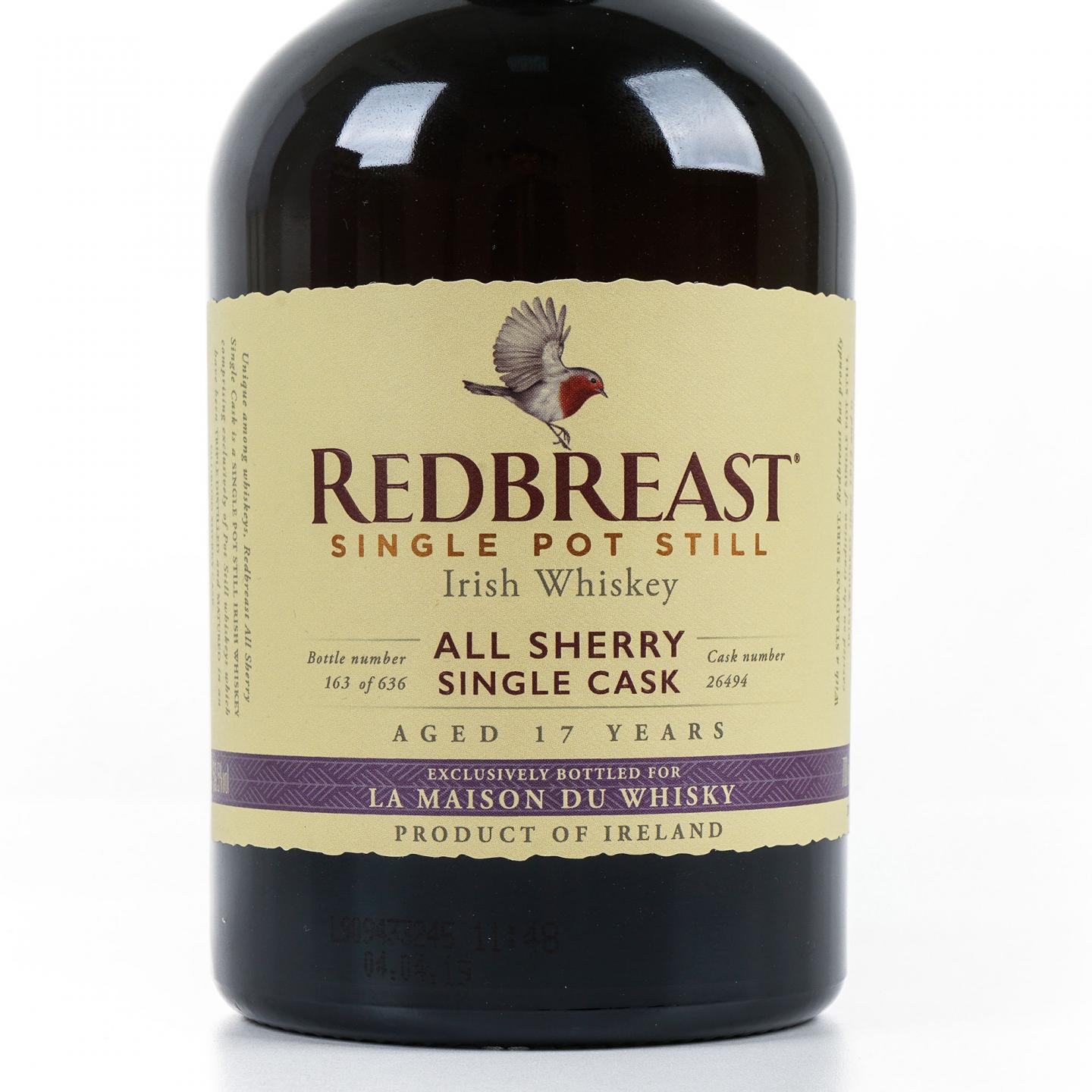 Redbreast 知更鸟 17年 2001 LMDW限定
