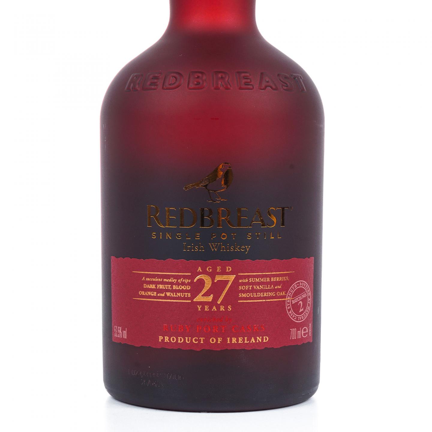 Redbreast 知更鸟 27年 第二版