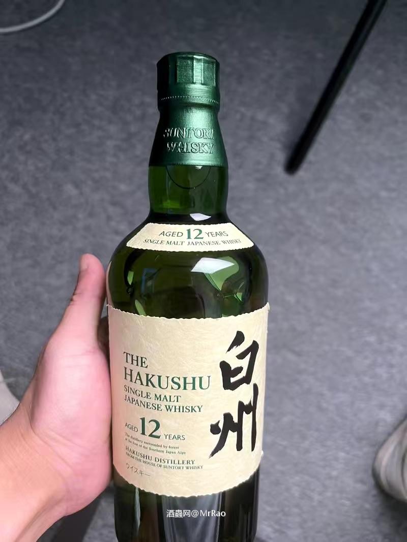 白洲12年,入口香气足,回味悠长