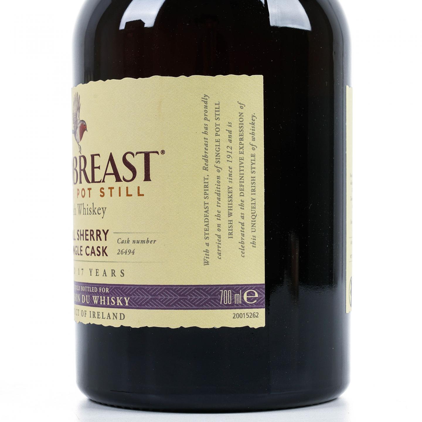 Redbreast 知更鸟 17年 2001 LMDW限定