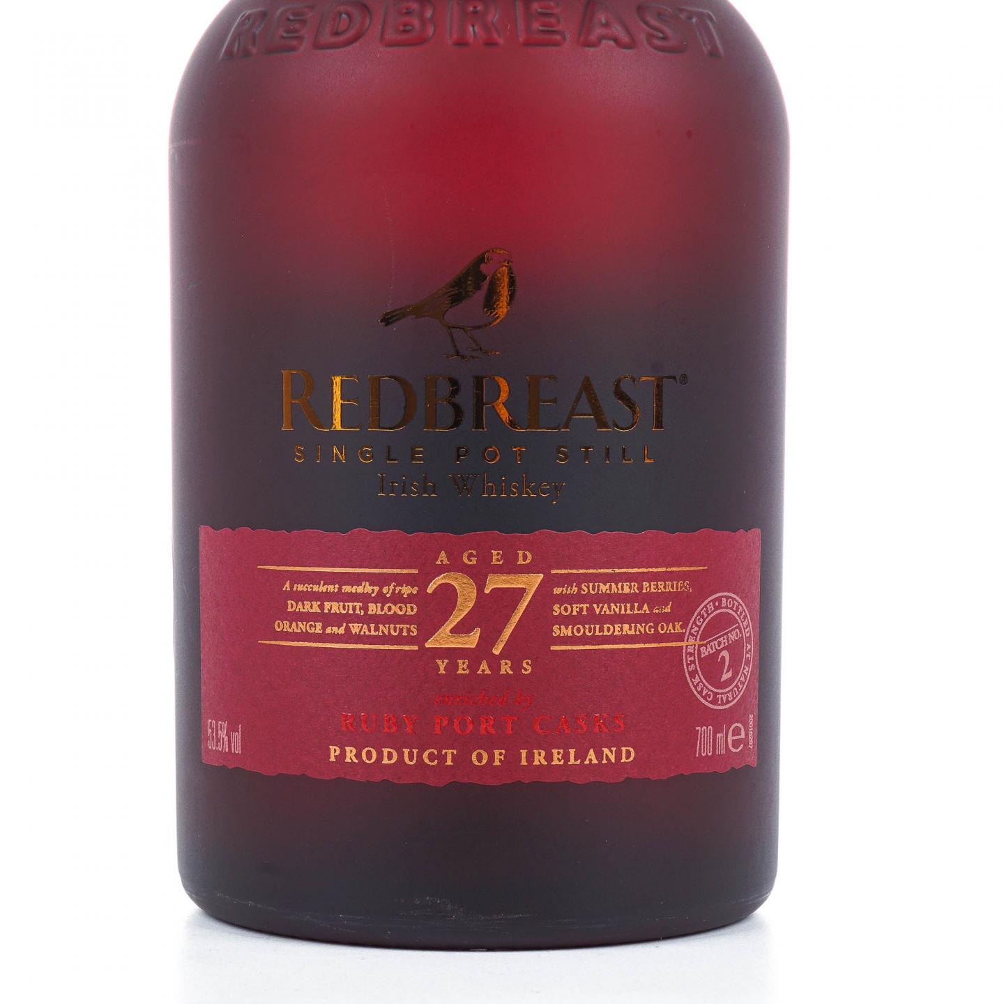 Redbreast 知更鸟 27年 第二版