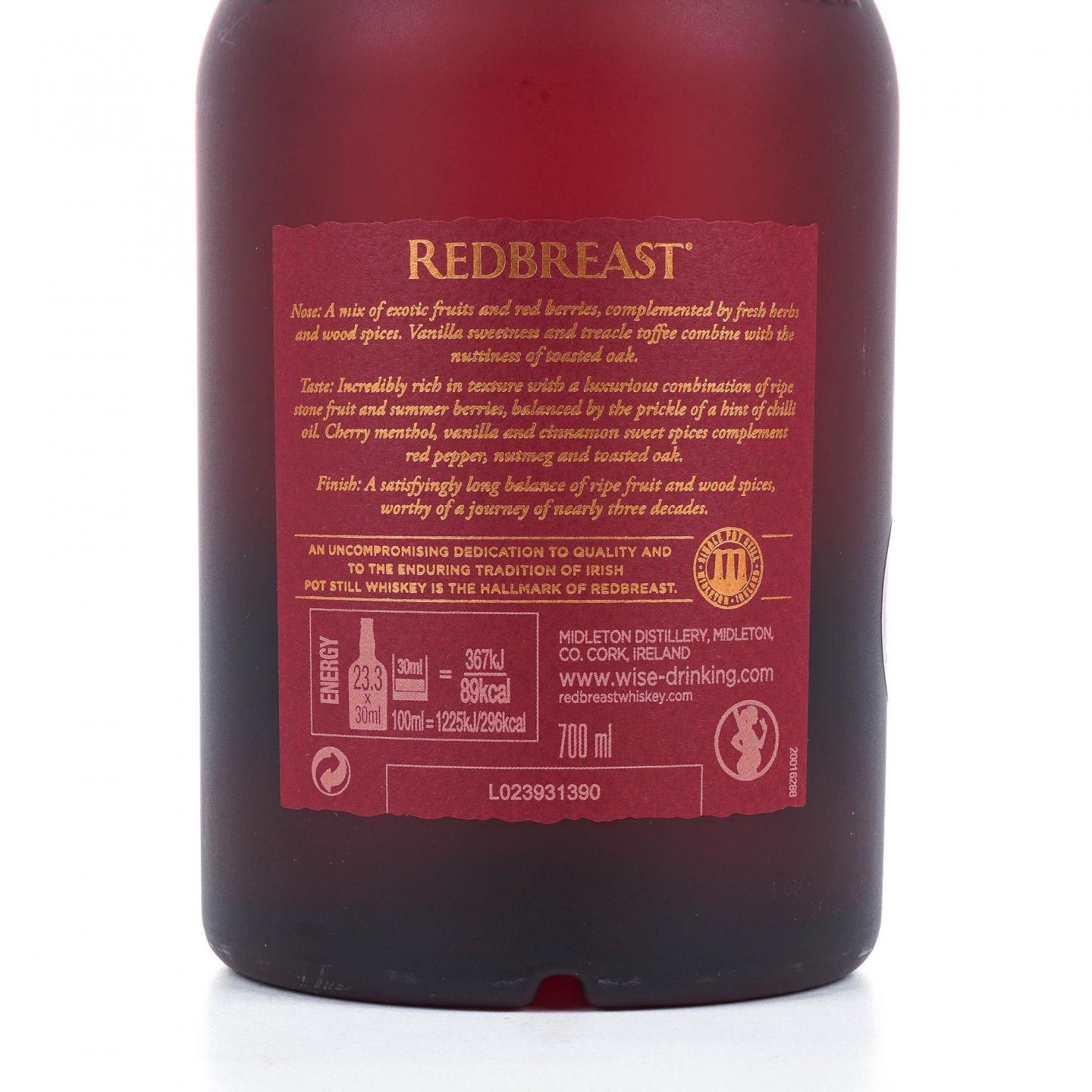Redbreast 知更鸟 27年 第二版