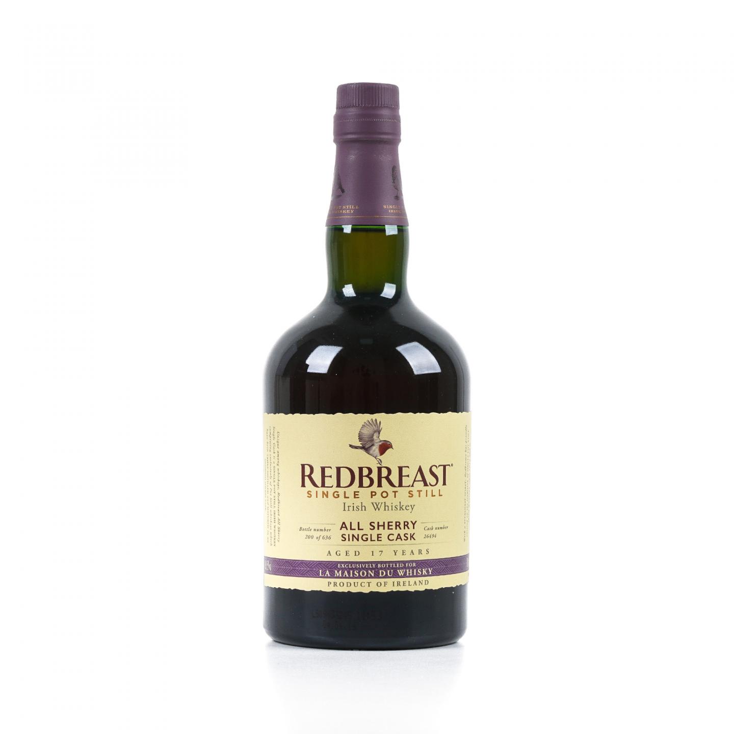 Redbreast 知更鸟 17年 2001 LMDW限定 59.5%