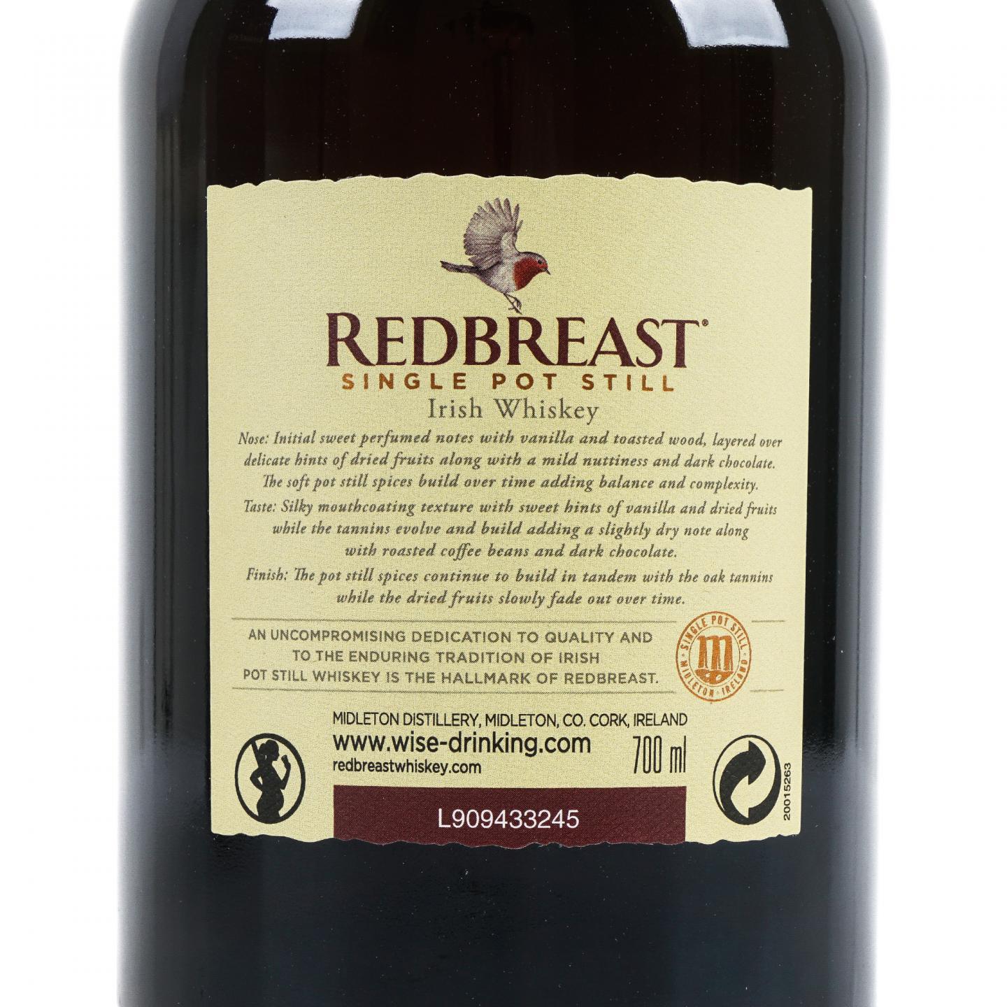 Redbreast 知更鸟 17年 2001 LMDW限定 59.5%