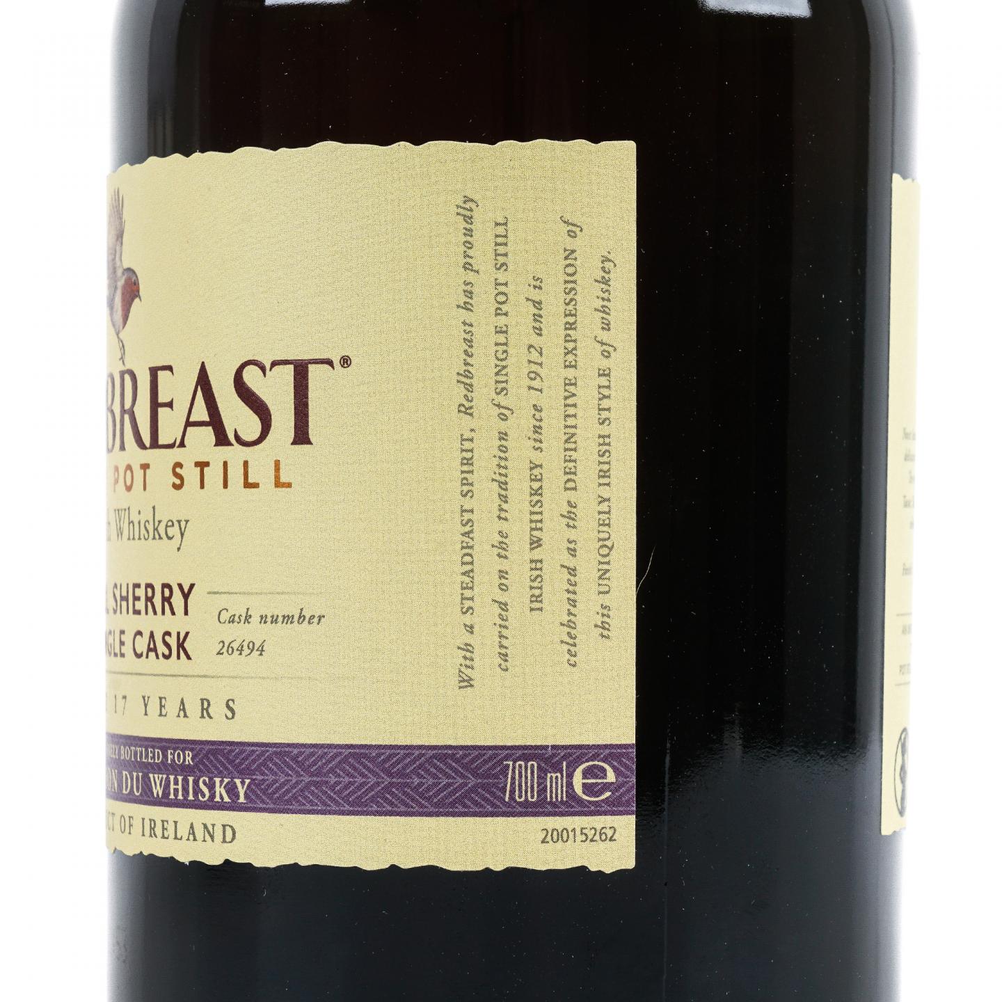 Redbreast 知更鸟 17年 2001 LMDW限定 59.5%