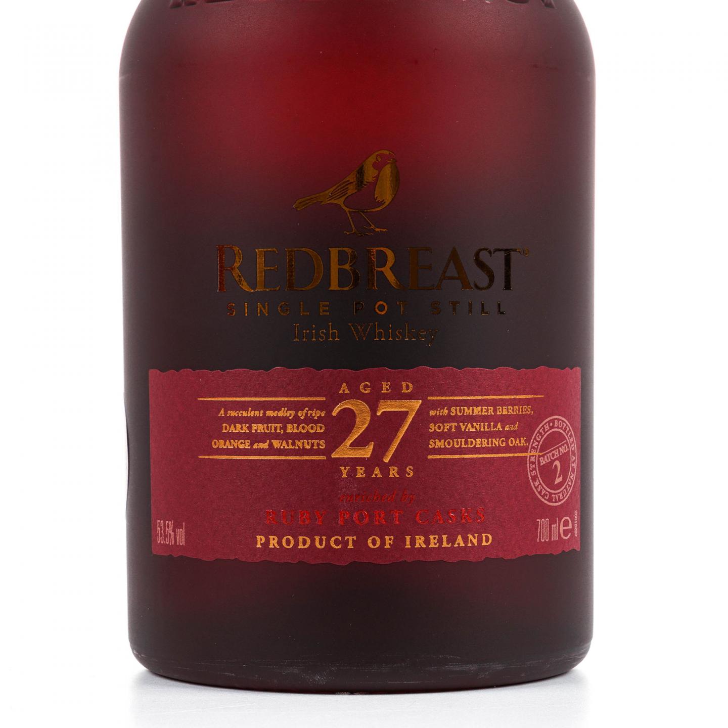 Redbreast 知更鸟 27年 第二版