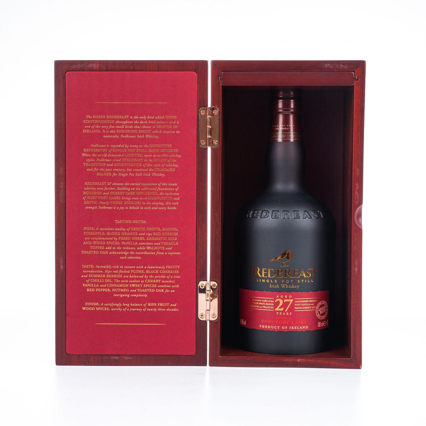 Redbreast 知更鸟 27年 首版 2019