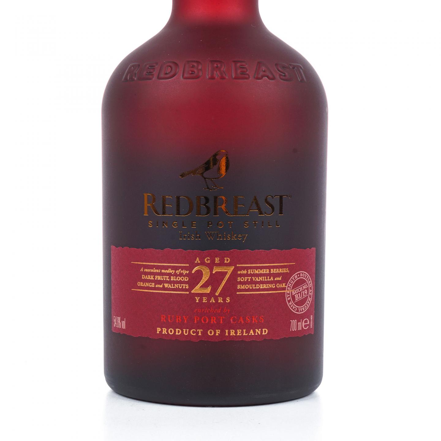 Redbreast 知更鸟 27年 首版 2019