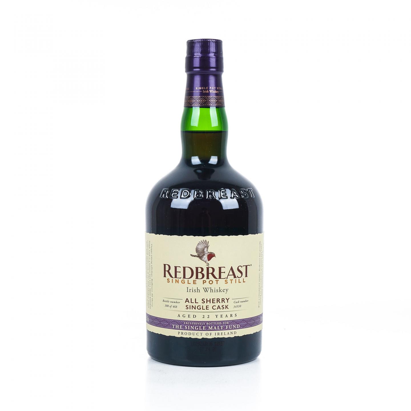 Redbreast 知更鸟 22年 1997-2021 雪莉风味桶