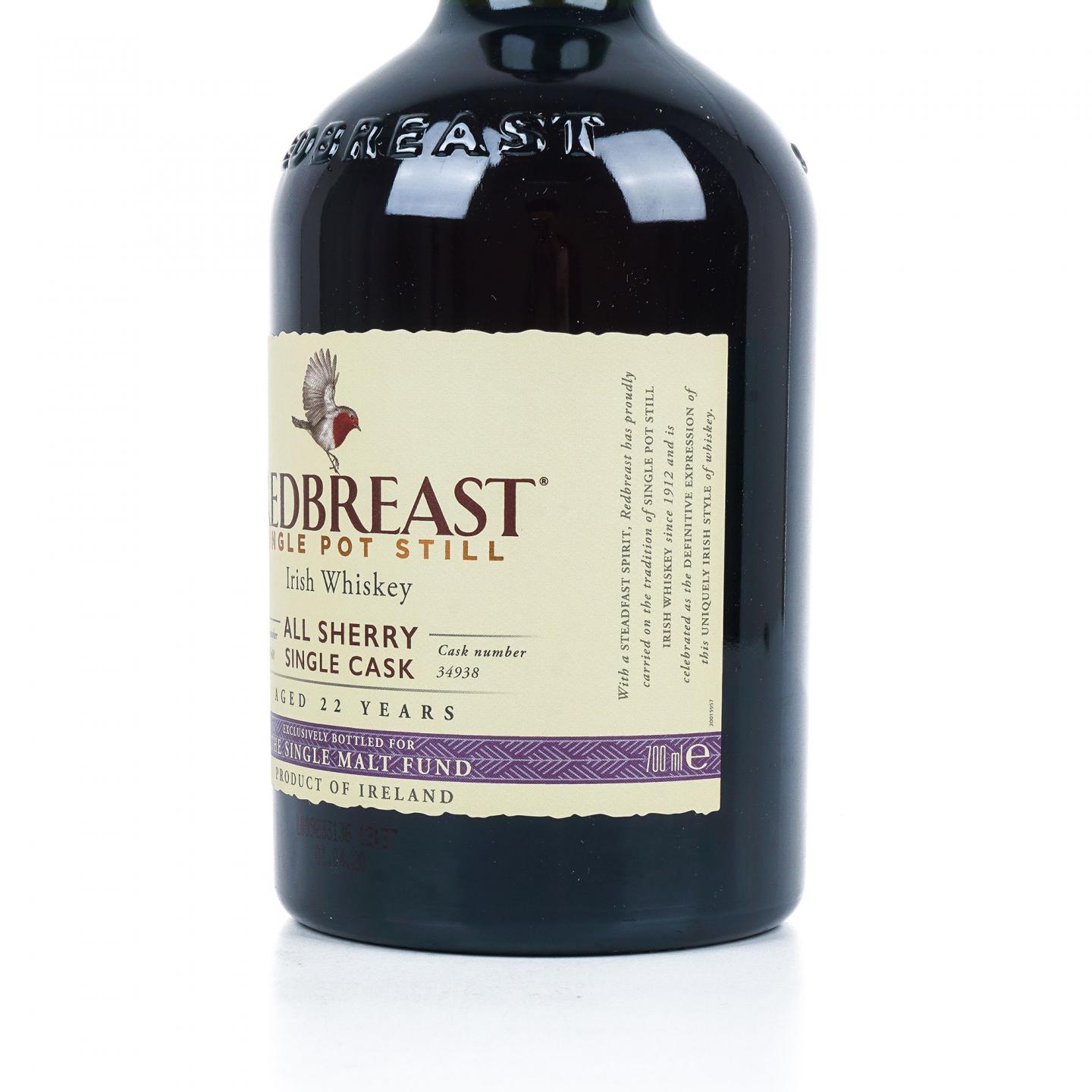 Redbreast 知更鸟 22年 1997-2021 雪莉风味桶