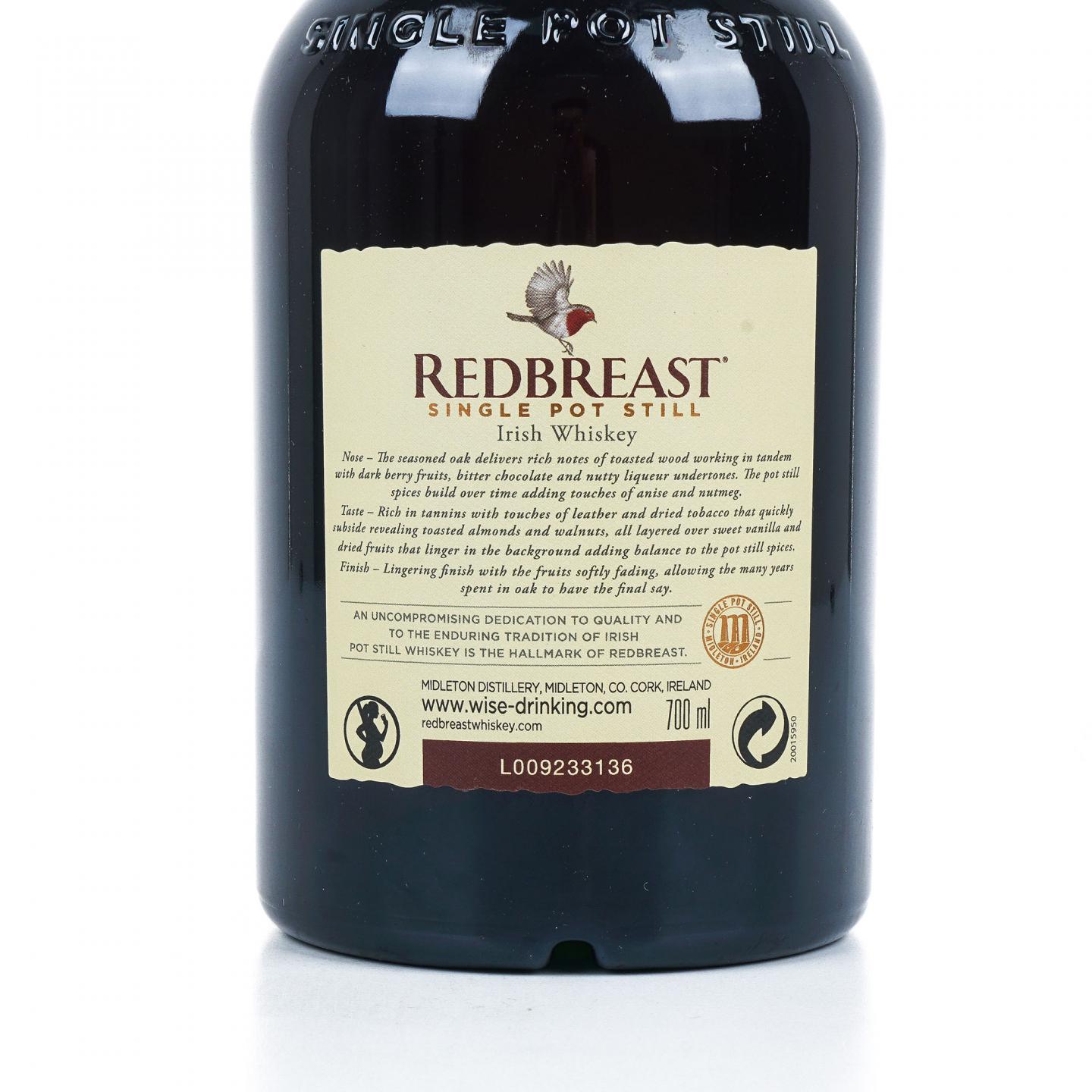 Redbreast 知更鸟 22年 1997-2021 雪莉风味桶