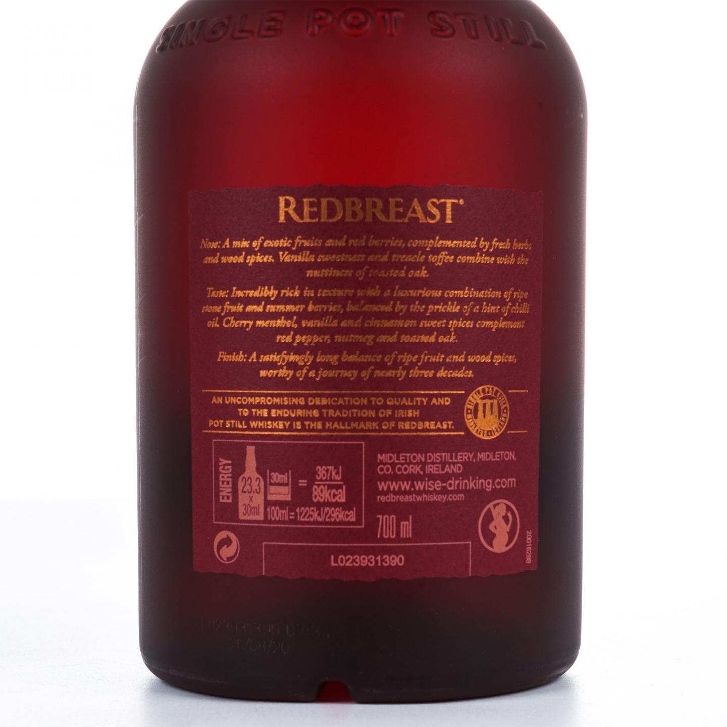Redbreast 知更鸟27年 第二版