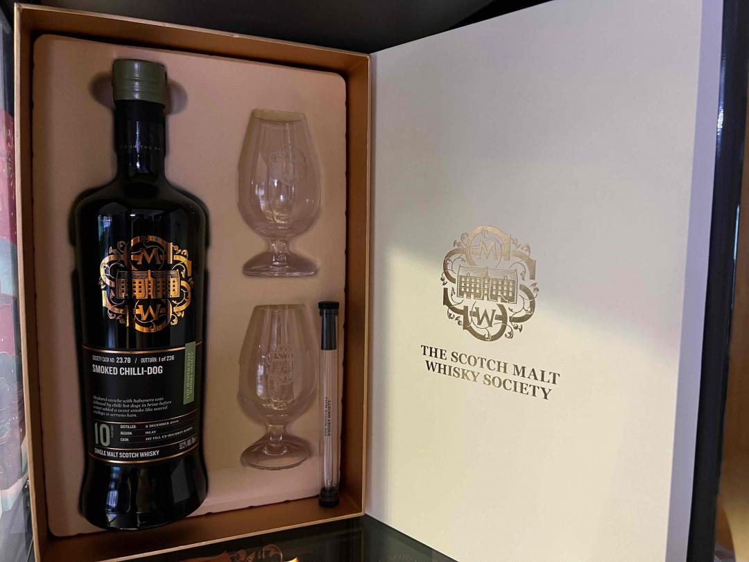 SMWS布赫拉迪10年黑标单桶礼盒套装