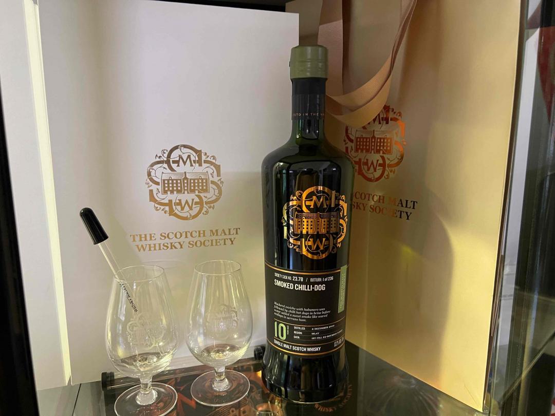 SMWS布赫拉迪10年黑标单桶礼盒套装