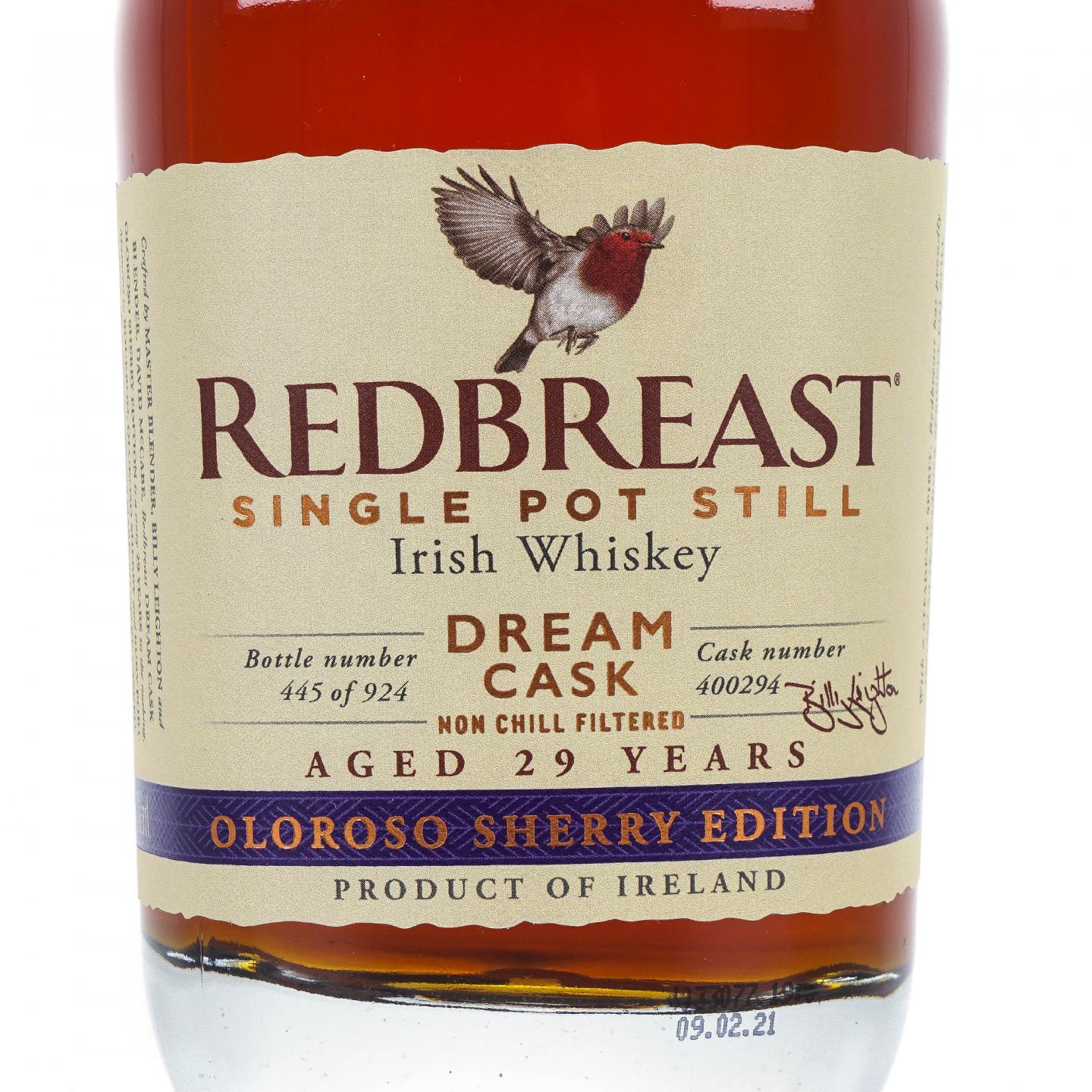 Redbreast 知更鸟 29年 Dream Cask